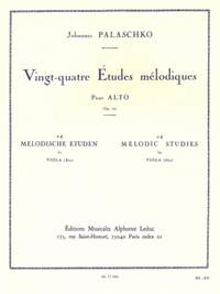 Johannes Palaschko: 24 Etudes Melodique Opus 77
