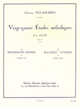 Johannes Palaschko: 24 Etudes Melodique Opus 77