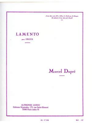 Dupre: Lamento