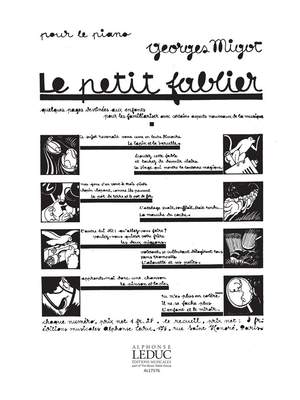 Georges Migot: Le Petit Fablier No.8