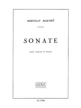 Bohuslav Martinu: Sonata No.1, H182