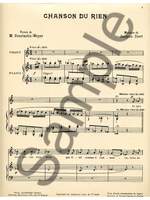 Jacques Ibert: Chanson du Rien Product Image
