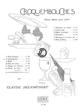 Claude Delvincourt: Croquembouches No.8 - Croquignoles