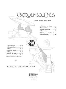 Claude Delvincourt: Croquembouches No.10 - Pets de Nonne