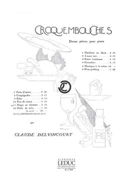 Claude Delvincourt: Croquembouches No.11 - Negre en Chemise