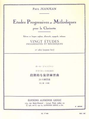 Paul Jeanjean: Vingt Études Progressives et Melodiques, Vol. 2