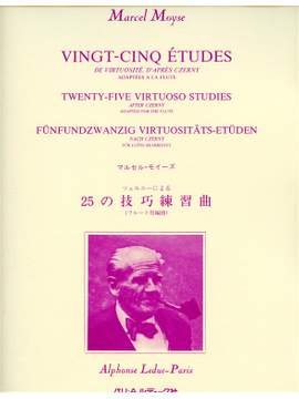 Marcel Moyse: 25 Etudes de Virtuosite d'apres Czerny