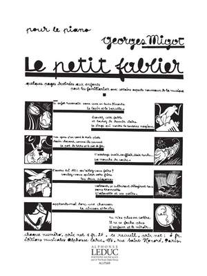 Georges Migot: Le Petit Fablier No.1