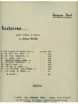 Jacques Ibert: Dans la Maison triste