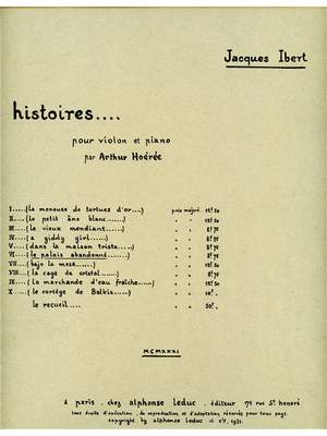 Jacques Ibert: Le Palais abandonné