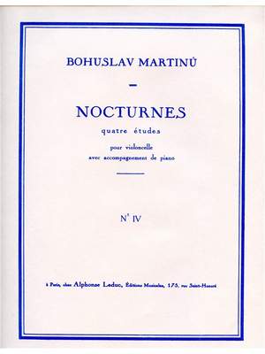 Bohuslav Martinu: Nocturnes H189 No.4