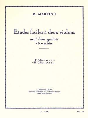 Bohuslav Martinu: Etudes Faciles A Deux Violins Vol.2