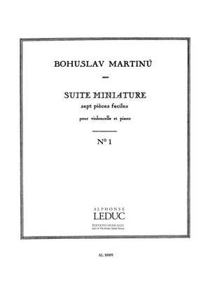 Bohuslav Martinu: Suite miniature H192, No.1