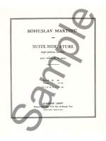 Bohuslav Martinu: Suite miniature H192, No.1 Product Image