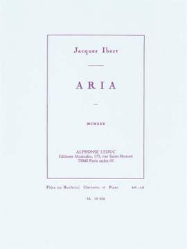 Jacques Ibert: Aria