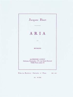 Jacques Ibert: Aria