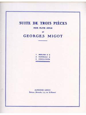 Migot: Suite de 3 Pièces