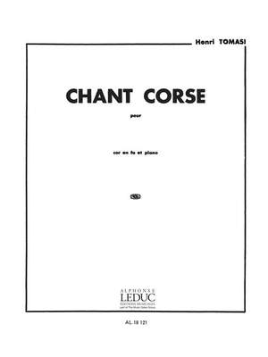 Henri Tomasi: Chant corse