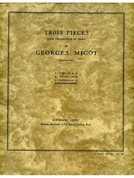 Migot: 3 Pièces