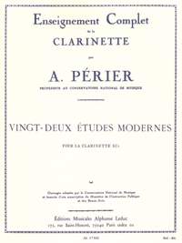 Auguste Périer: 22 Etudes modernes
