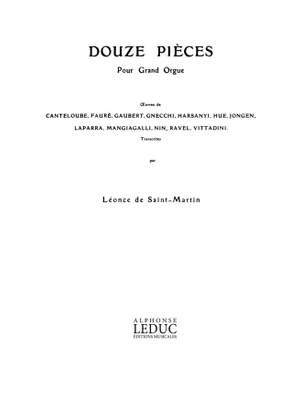 Léonce de Saint-Martin: 12 Pieces