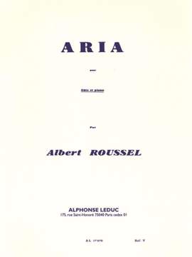 Roussel: Aria
