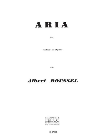 Albert Roussel: Aria