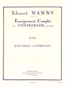 Edouard Nanny: 10 Etudes Caprices