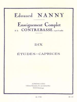 Edouard Nanny: 10 Etudes Caprices