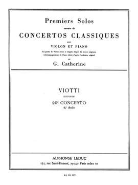 Giovanni Battista Viotti: Premiers Solos Concertos Classiques