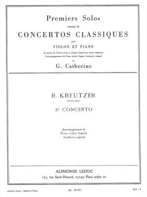Rodolphe Kreutzer: Premiers Solos Concertos Classiques - 1er concerto