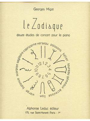 Migot: Le Zodiaque, 12 Etudes de Concert