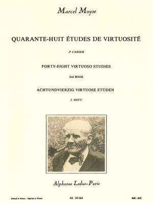 Marcel Moyse: 48 études de virtuosité Vol. 2