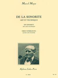 Marcel Moyse: De la Sonorité - Art et Technique