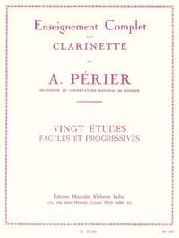 Auguste Perier: 20 Études Faciles & Progressives