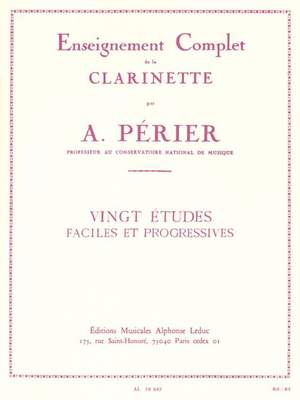 Auguste Perier: 20 Études Faciles & Progressives