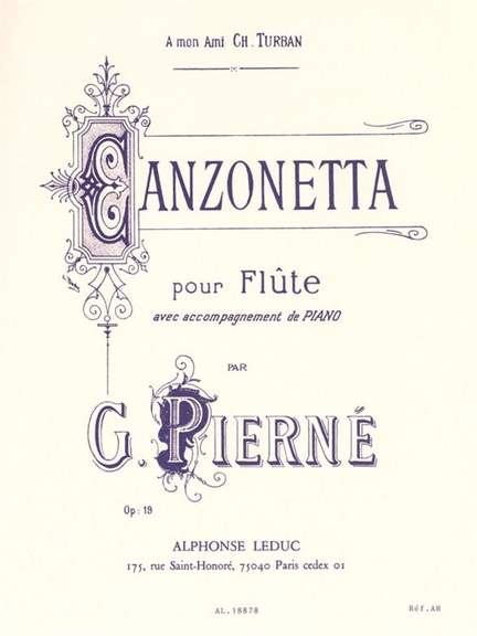 Pierne: Canzonetta