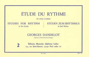 Georges Dandelot: Étude Du Rythme - Vol.2