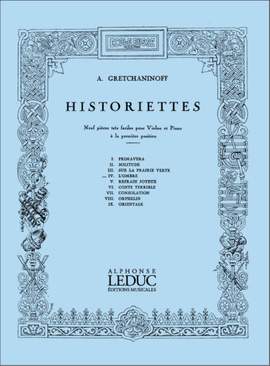 Alexander T. Gretchaninov: HISTORIETTES OP 118 NO 4 - L'OMBRE