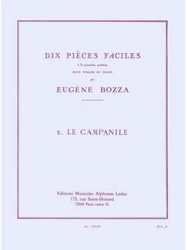 Eugène Bozza: 10 Pièces Faciles No.2 - Le Campanile