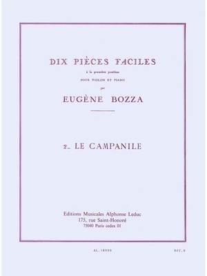 Eugène Bozza: 10 Pièces Faciles No.2 - Le Campanile