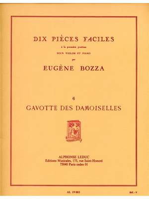 Eugène Bozza: Dix Pièces Faciles No.6 - Gavotte Des Demoiselles