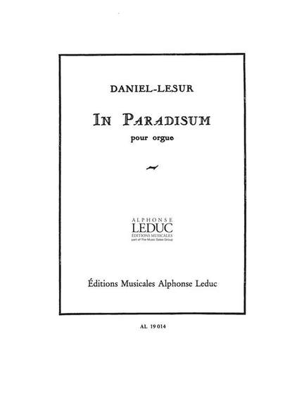 Daniel-Lesur: In Paradisium