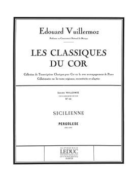 Giovanni Battista Pergolesi: Giovanni Battista Pergolesi: Sicilienne