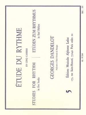 Georges Dandelot: Étude Du Rythme - Vol.5