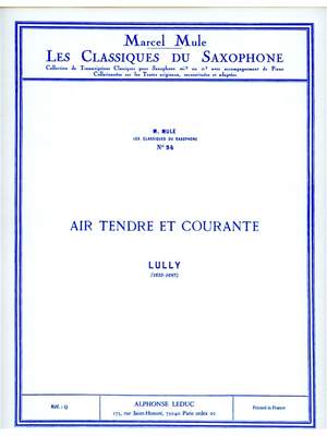 Jean-Baptiste Lully: Air tendre et Courante
