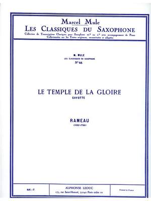 Jean-Philippe Rameau: Jean-Philippe Rameau: Gavotte