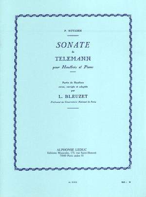 Georg Philipp Telemann: Sonata In A Minor