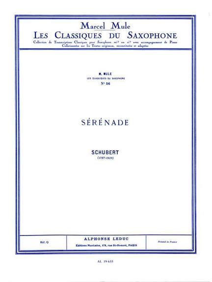 Franz Schubert: Sérénade