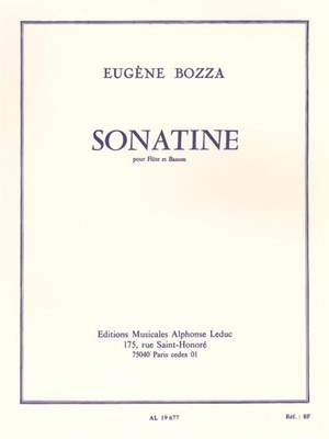 Eugène Bozza: Sonatine For Flute And Bassoon
